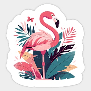 flamingo Sticker